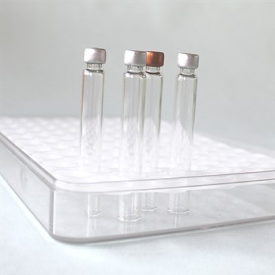 Cartouche en verre jetable médicale transparente